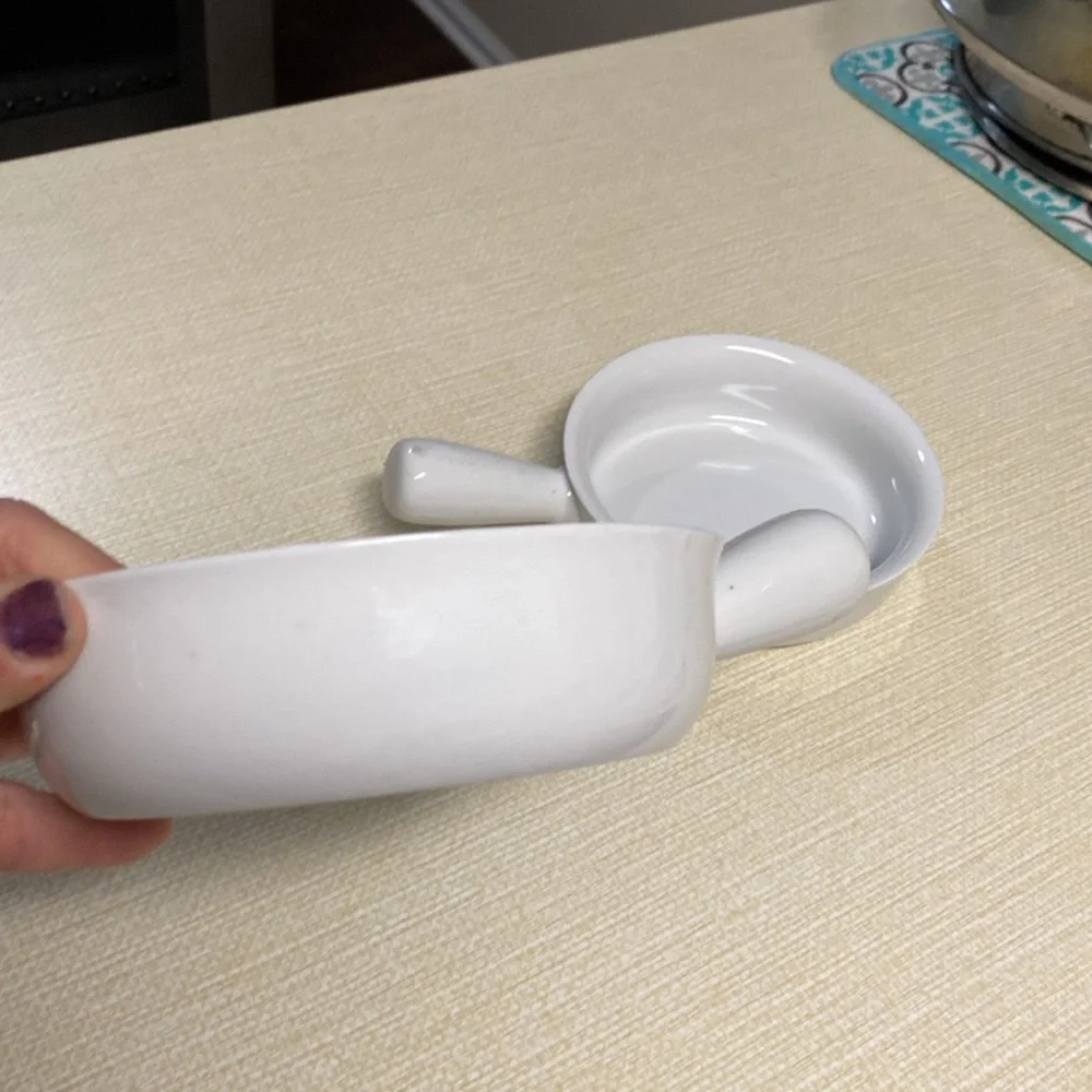 Crate & Barrel oven safe little bowls, set of 2 - Picture 5 of 6